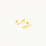 Moon Lining Earrings