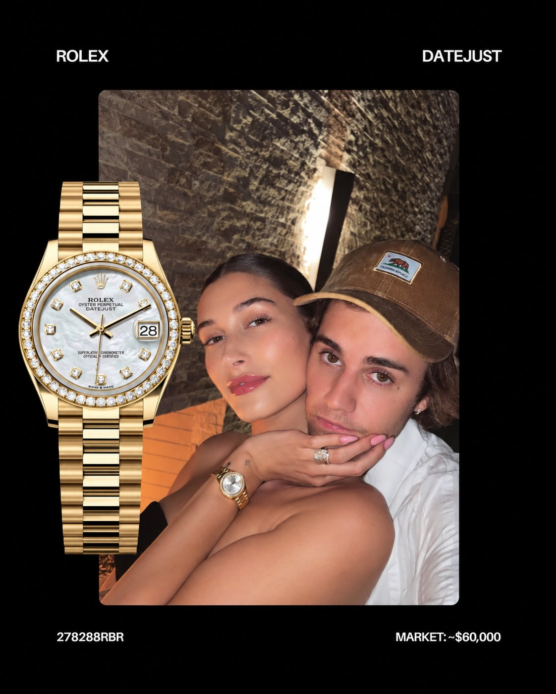 #3 — The Rolex Datejust 31, Diamond Bezel