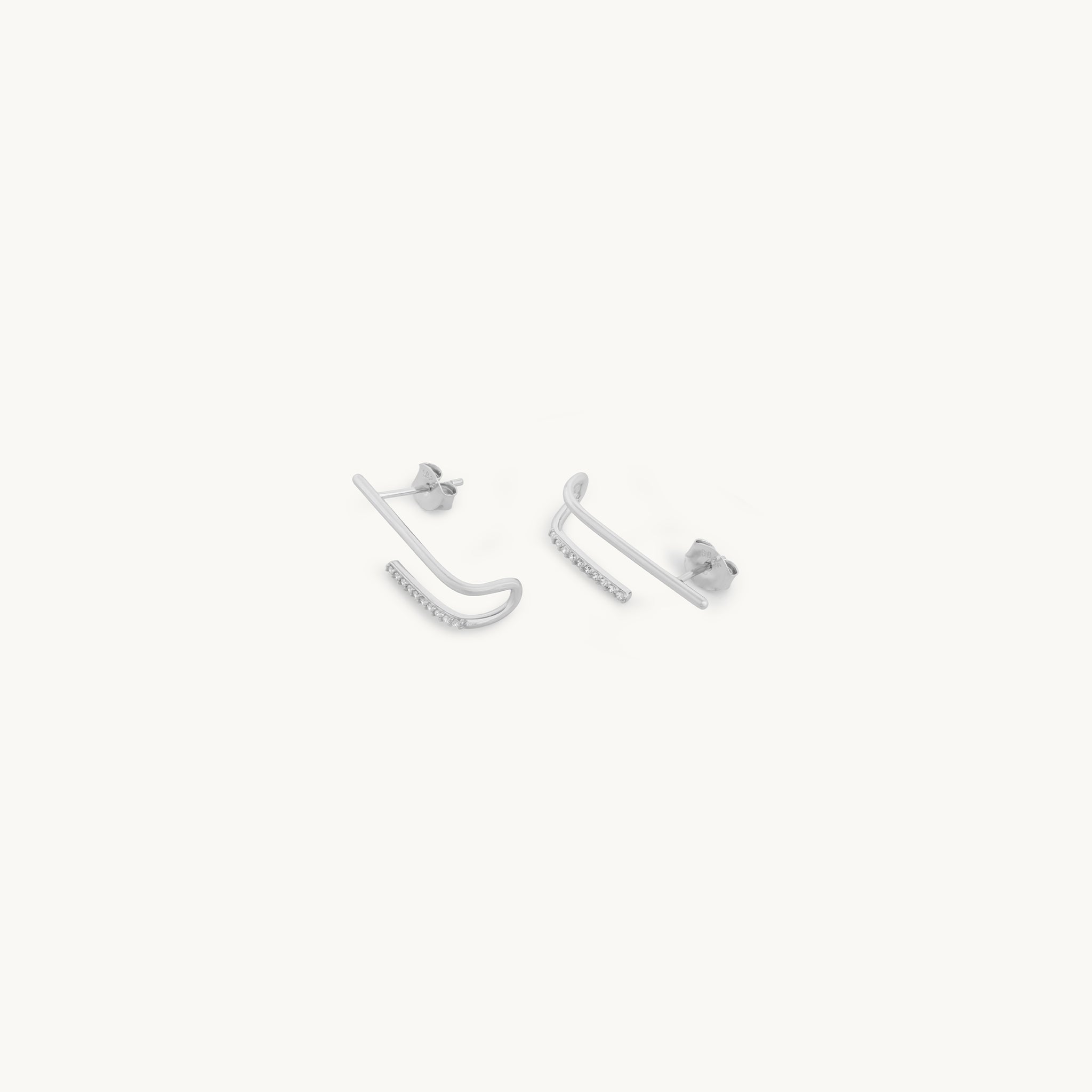 Moon Lining Earrings